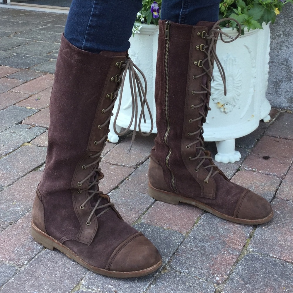 Olukai Kaila knee high Brown boots
